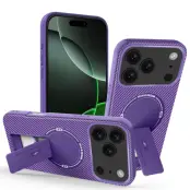 iPhone 17 Pro Max Mobilskal MagSafe Kickstand Carbon Fiber