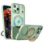 iPhone 17 Pro Max Mobilskal MagSafe Kickstand - Grön