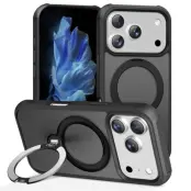 Mobilskal till iPhone 17 Pro Max MagSafe Kickstand TPU + PC - Svart
