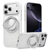 iPhone 17 Pro Max Mobilskal MagSafe Kickstand TPU PC - Vit