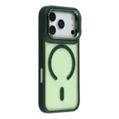 Mobilskal till iPhone 17 Pro Max MagSafe Lins Kickstand - Grön