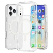 Mobilskal till iPhone 17 Pro Max MagSafe Puderglitter - Vit