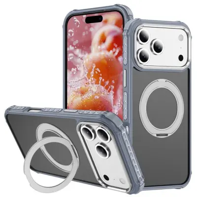 iPhone 17 Pro Max Mobilskal MagSafe Skin Touch - Grå