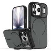 Mobilskal till iPhone 17 Pro Max MagSafe Skin-Touch Kickstand (Svart)