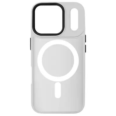 iPhone 17 Pro Max Mobilskal MagSafe Skin Touch - Transparent Vit