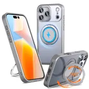Mobilskal till iPhone 17 Pro Max MagSafe TPU+PC Kickstand - Titangrå