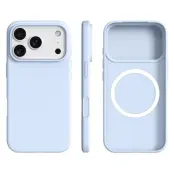 Mobilskal till iPhone 17 Pro Max MagSafe Ultra Thin Silicone - Cloud Blå