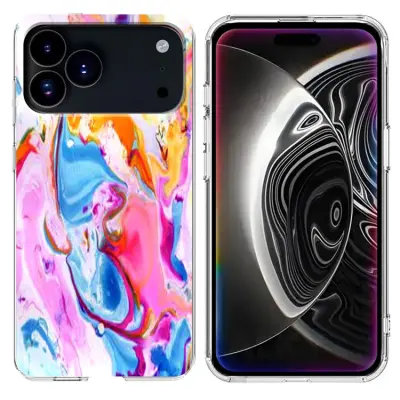 iPhone 17 Pro Max Mobilskal Marble Pattern Printing Soft