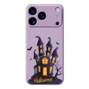 iPhone 17 Pro Max Mobilskal med Halloween Castle TPU - Lila