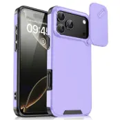 Mobilskal till iPhone 17 Pro Max Slide Kamera - Lila