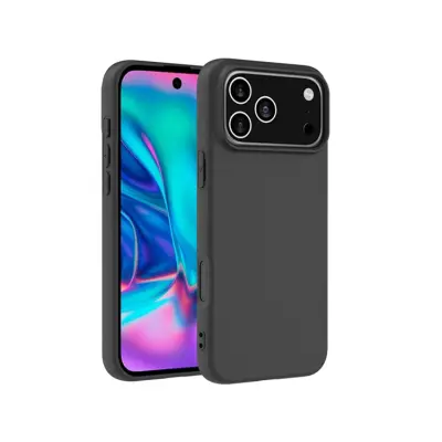 iPhone 17 Pro Max Mobilskal Soft Matte - Svart