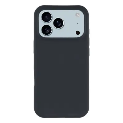 iPhone 17 Pro Max Mobilskal Solid Silikon Shockproof - Svart