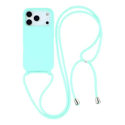 iPhone 17 Pro Max Mobilskal TPU Shockproof med Lanyard - Mintgrön