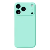 iPhone 17 Pro Max Mobilskal TPU Straight Edge - Ljus Cyan