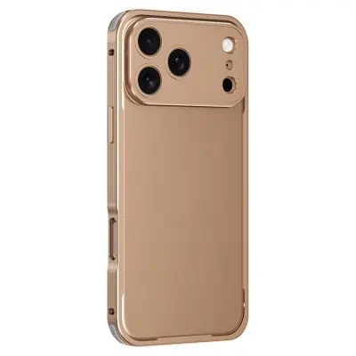 iPhone 17 Pro Max Mobiskal Bumper Aluminium Alloy - Guld