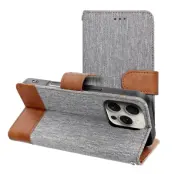 iPhone 17 Pro Max Plånboksfodral Jeans - Grå