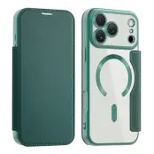 iPhone 17 Pro Max Plånboksfodral Magsafe RFID Blocking - Grön