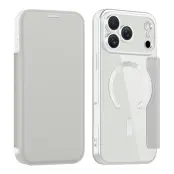 iPhone 17 Pro Max Plånboksfodral Magsafe RFID Blocking - Titanium Grå