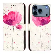 iPhone 17 Pro Max Plånboksfodral Printing Pattern Med Strap