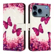 iPhone 17 Pro Max Plånboksfodral Printing Pattern Med Strap