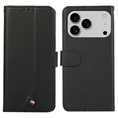 iPhone 17 Pro Max Plånboksfodral RFID Blocking - Svart