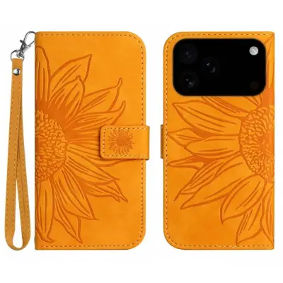 iPhone 17 Pro Max Plånboksfodral Sunflower Imprint - Gul
