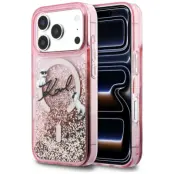 Karl Lagerfeld iPhone 17 Pro Max Mobilskal Magsafe Liquid Glitter