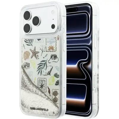 Karl Lagerfeld Liquid Glitter Beach Case (iPhone 17 Pro Max/18 Pro Max)