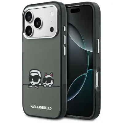 Karl Lagerfeld Mobilskal För iPhone 17 Pro Max Magsafe IML Peekaboo Logo