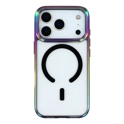 KIGC iPhone 17 Pro Max Mobilskal Magsafe Dazzling Color - Svart