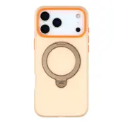 KIGC Mobilskal till iPhone 17 Pro Max Rotating Kickstand - Orange