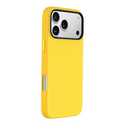 KZDOO iPhone 17 Pro Max Mobilskal MagSafe PU + PC Shockproof - Gul (Gul)