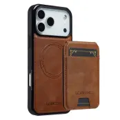 LC.IMEEKE L3 iPhone 17 Pro Max Fodral KonstLäder - Brun