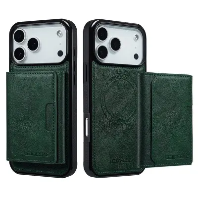 LC.IMEEKE L5 iPhone 17 Pro Max Fodral KonstLäder - Grön