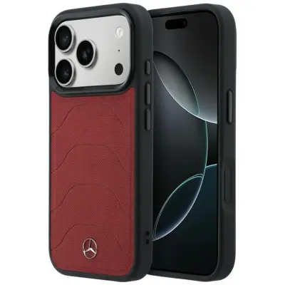 Mercedes Mobilskal För iPhone 17 Pro Max MagSafe Mesh with Bow Line - Röd
