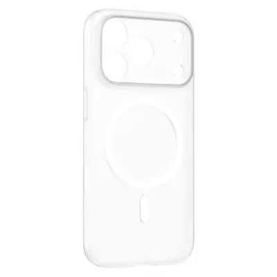 MOMAX iPhone 17 Pro Max Mobilskal MagSafe Ultra Slim - Transparent Vit