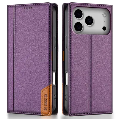 N.BEKUS iPhone 17 Pro Max Plånboksfodral RFID Blocking P3