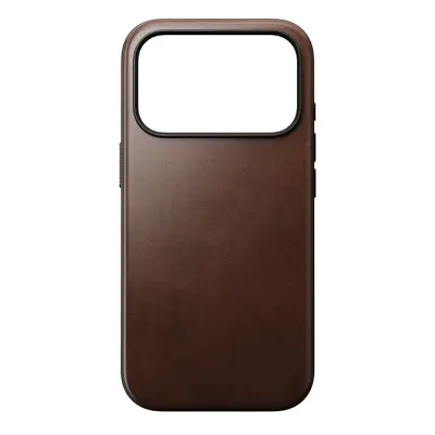 Nomad Modern Horween Leather Case (iPhone 17 Pro Max/18 Pro Max) - Svart