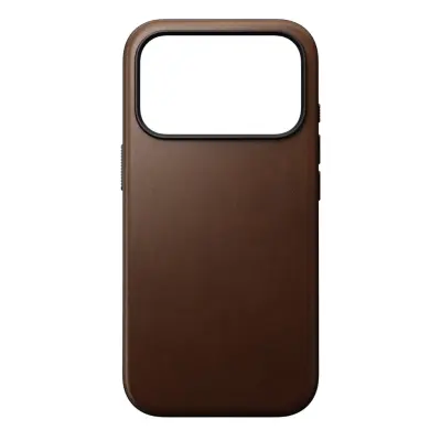 Nomad Modern Leather Case (iPhone 17 Pro Max/18 Pro Max) - Ljusbrun