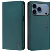 RINACASIS iPhone 17 Pro Max Plånboksfodral RC01 RFID - Mörkgrön