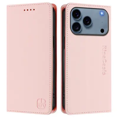 RINACASIS iPhone 17 Pro Max Plånboksfodral RC01 RFID - Rosa