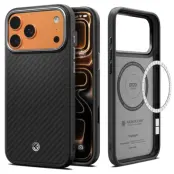 Spigen Mobilskal till iPhone 17 Pro Max Magsafe Enzo Aramid - Svart/Silver