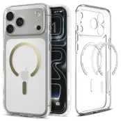 Spigen iPhone 17 Pro Max Mobilskal Magsafe Ultra Hybrid - Clear/Guld