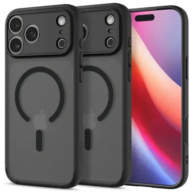 Spigen iPhone 17 Pro Max Mobilskal Magsafe Ultra Hybrid - Frost Svart