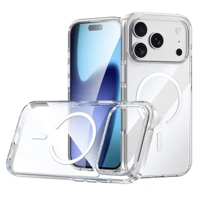 SULADA iPhone 17 Pro Max MagSafe TPU+PC Crystal - Clear