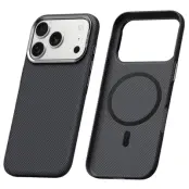 SULADA Mobilskal till iPhone 17 Pro Max MagSafe Grid Texture (Titansvart)