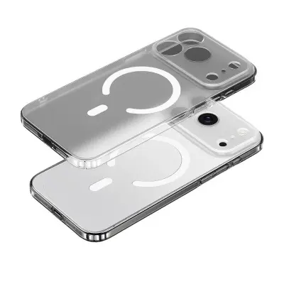 SULADA iPhone 17 Pro Max Mobilskal MagSafe PC+TPU Matt Transparent