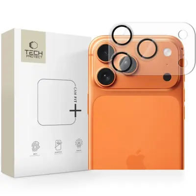 Tech-Protect iPhone 17 Pro Max Kameralinsskydd Hybridglas Camfull Fit+