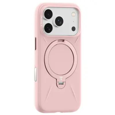 TORRAS iPhone 17 Pro Max Mobilskal MagSafe Liquid Silikon - Rosa