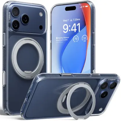 TORRAS iPhone 17 Pro Max Mobilskal MagSafe O Fitness - Transparent